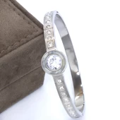 Çelik Kelepçe Bileklik Zirkon Taşlı BLZ-415 thumbnail 5