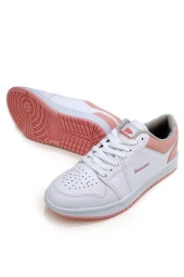 Kadın Sneakers Bağcıklı Gündelik Spor Ayakkabı Pudra - 3