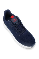 Erkek Hava Alan Günlük Rahat Lacivert Kırmızı Spor Ayakkabı - 6