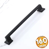 Gama 160 mm Siyah Kulp Metal Mobilya Çekmece Mutfak Dolap Dolabı Kapak Kulpları Kulbu Kulpu 16 cm - 1
