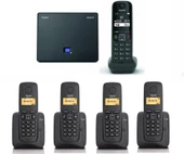 Gigaset AS690 IP 5 Dahili Dect Telsiz Kablosuz Telefon Santrali - 1