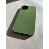 İphone 15 Uyumlu İçi Kadife Süet Yumuşak Liquid Silikon Lansman Kılıf  YEŞİL - 3