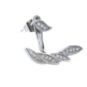 Çelik Taşlı Küpe Kulak Altı Model Küpe UNK-774 thumbnail 5