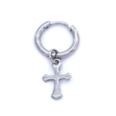 Erkek Çelik Küpe Haç ModelUNK-479 thumbnail 4