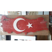 STRAFOR KÖPÜK BAYRAK HARİTA 46x110x2  CM - 2