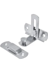 KÖSEOĞLU Fransız Kilidi Bahçe Kapısı Mandalı BOYASIZ 90 DERECE  2 ADET thumbnail 2