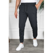 Erkek Regular Fit Lastikli Paça Mevsimlik Jogger Spor Eşofman Altı - 1