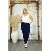 Kadın Oversize Basic Lastikli Paça Mevsimlik Eşofman Altı - 4