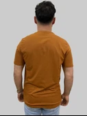 Erkek Sport Sıfır Yaka Tarçın Tişört - 6