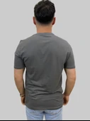 Erkek Sport Sıfır Yaka Füme Tişört - 5
