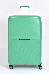 United Colors Of Benetton Büyük Boy Kırılmaz Valiz Polipropilen Yeşil BNT2000 thumbnail 2