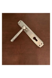 Osmanlı Topkapı Handles Saten Aynalı Yale Çelik Kapı Kolu Sol Basar Tek Taraf thumbnail 1