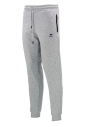 Erkek Düz Paça Mevsimlik Lastikli Gri Eşofman Altı - 1