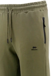 Erkek Düz Paça Mevsimlik Lastikli Haki Eşofman Altı - 4