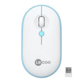 Lenovo Lecoo WS212 Kablosuz Mouse Beyaz & Mavi - 1