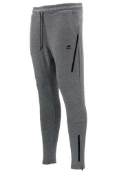 Erkek Standart Fit Lastikli Çizgi Detaylı Antrasit Eşofman Altı - 1