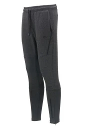 Erkek Standart Fit Lastikli Çizgi Detaylı Koyu Antrasit Eşofman Altı - 1