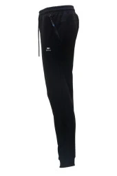 Erkek Düz Paça Rahat Kesim Lastikli Siyah Eşofman Altı - 2