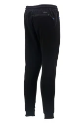 Erkek Düz Paça Rahat Kesim Lastikli Siyah Eşofman Altı - 3