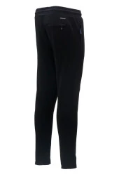 Erkek Düz Paça Standart Fit Lastikli Siyah Eşofman Altı - 3