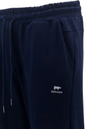 Erkek Yazlık Standart Fit Lastikli Lacivert Eşofman Altı - 4