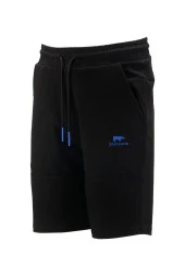 Erkek Likralı Esnek Lastikli Siyah Şort - 1