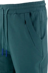 Erkek Likralı Yazlık Esnek Yeşil Şort - 4