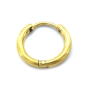 Altın Kaplama Halka Küpe 1,5 CM Halka Küpe UNK-709 - 5