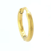 Altın Kaplama Halka Küpe 1,5 CM Halka Küpe UNK-709 - 1