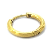 Altın Kaplama Halka Küpe 1,5 CM Halka Küpe UNK-709 - 6
