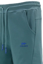 Erkek Likralı Yazlık Esnek Lastikli Yeşil Şort - 4