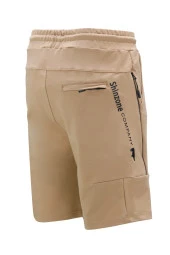 Erkek Likralı Yazlık Esnek Lastikli Kahverengi Şort thumbnail 3