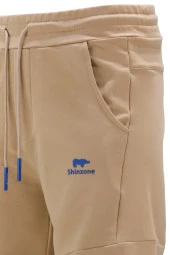 Erkek Likralı Yazlık Esnek Lastikli Kahverengi Şort thumbnail 4