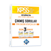 KPSS Ortaöğretim Genel Yetenek Genel Kültür Çıkmış Sorular Son 3 Sınav Tıpkı Basım Fasikülleri KR Akademi - 1