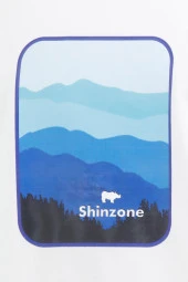 Erkek Bisiklet Yaka Yazlık Göğüs Baskılı Standart Fit Beyaz T-Shirt - 2