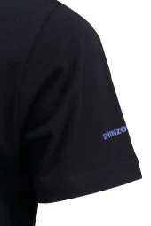 Erkek Bisiklet Yaka Yazlık Göğüs Baskılı Standart Fit Siyah T-Shirt - 3