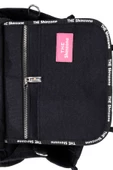 Kadın Soft Tote Bag Kanvas Siyah Pembe Çanta - 4