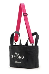 Kadın S+Bag Gündelik Geniş Koyu Antrasit Çanta - 4