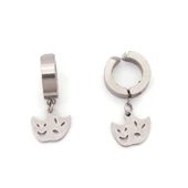 Çelik Sallantılı Küpe Maske Model Halka Küpe UNK-667 - 1
