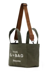 Kadın S+Bag Gündelik Geniş Yeşil Çanta - 4