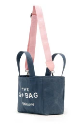 Kadın S+Bag Gündelik Geniş Mavi Çanta - 4