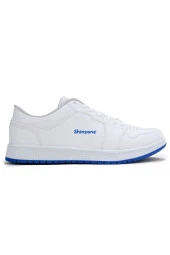 Erkek Yazlık Comfort Sneakers Beyaz Saks Spor Ayakkabı - 1