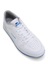 Erkek Yazlık Comfort Sneakers Beyaz Saks Spor Ayakkabı - 6