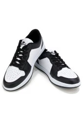 Erkek Yazlık Comfort Sneakers Siyah Beyaz Spor Ayakkabı - 4
