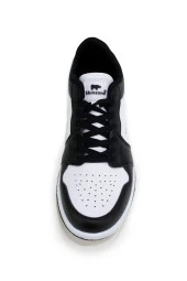 Erkek Yazlık Comfort Sneakers Siyah Beyaz Spor Ayakkabı - 6