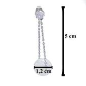 Çelik Sallantılı Küpe İnci Detaylı UNK-550 thumbnail 4