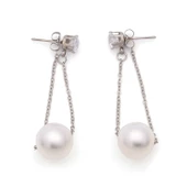 Çelik Sallantılı Küpe İnci Detaylı UNK-550 thumbnail 1