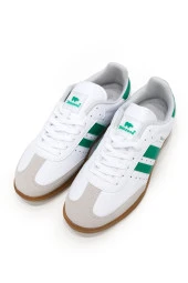 Erkek Günlük Bağcıklı Beyaz Yeşil Spor Ayakkabı - 3