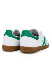 Erkek Günlük Bağcıklı Beyaz Yeşil Spor Ayakkabı - 4