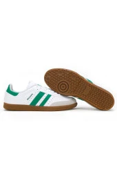 Erkek Günlük Bağcıklı Beyaz Yeşil Spor Ayakkabı - 5